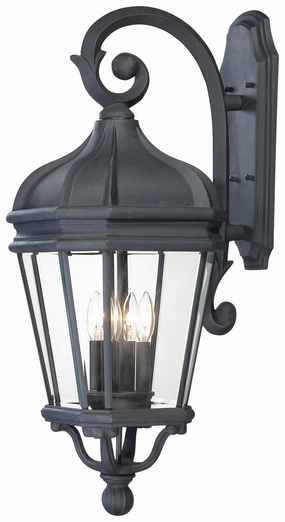 Harrison Four Light Wall Mount CoalOutdoor wall sconces with motion sensor