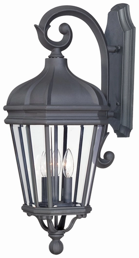 Harrison Three Light Wall Mount CoalOutdoor wall sconces with motion sensor