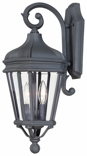 Harrison Two Light Wall Mount CoalOutdoor wall sconces with motion sensor
