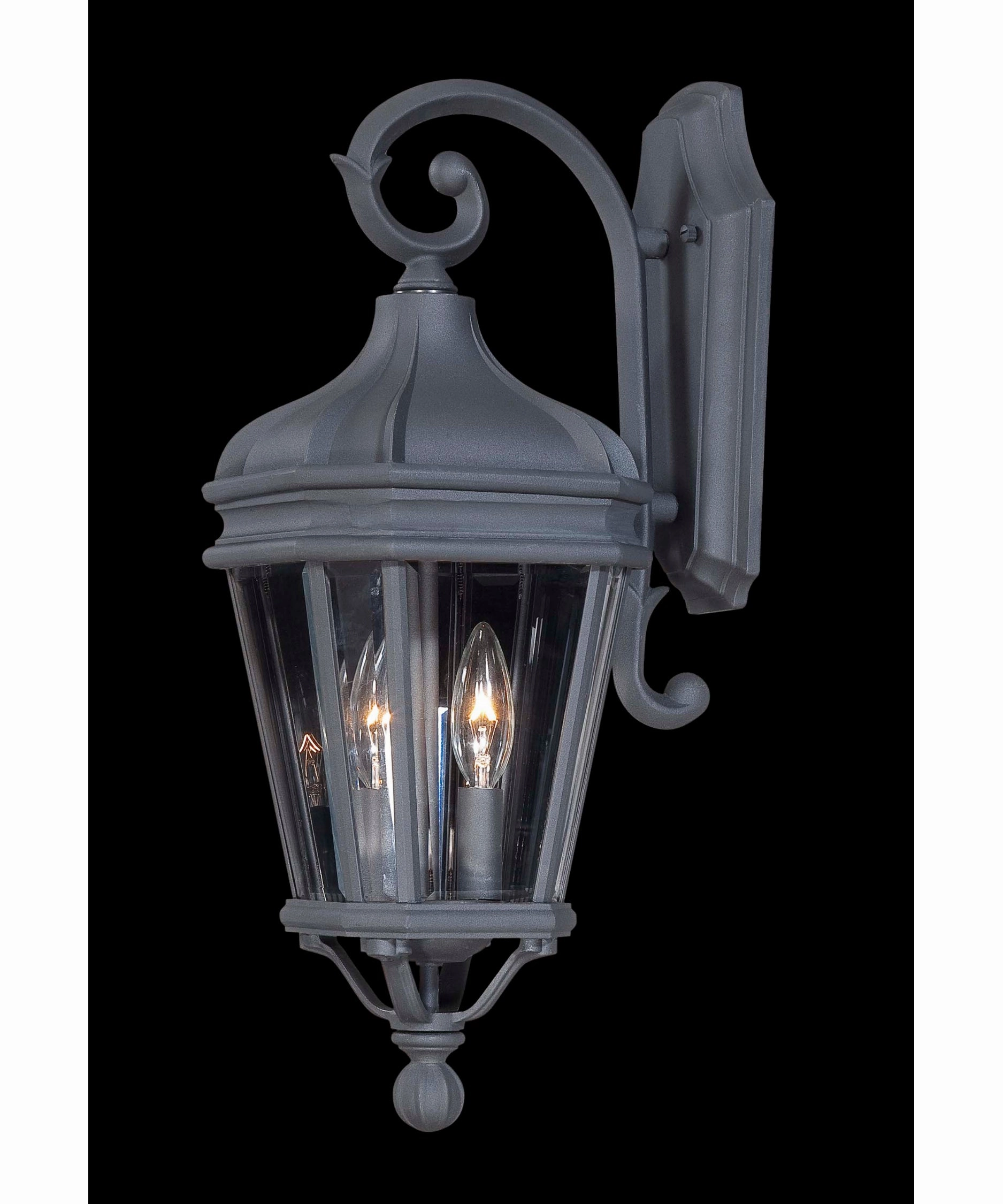 Harrison Two Light Wall Mount Coal
