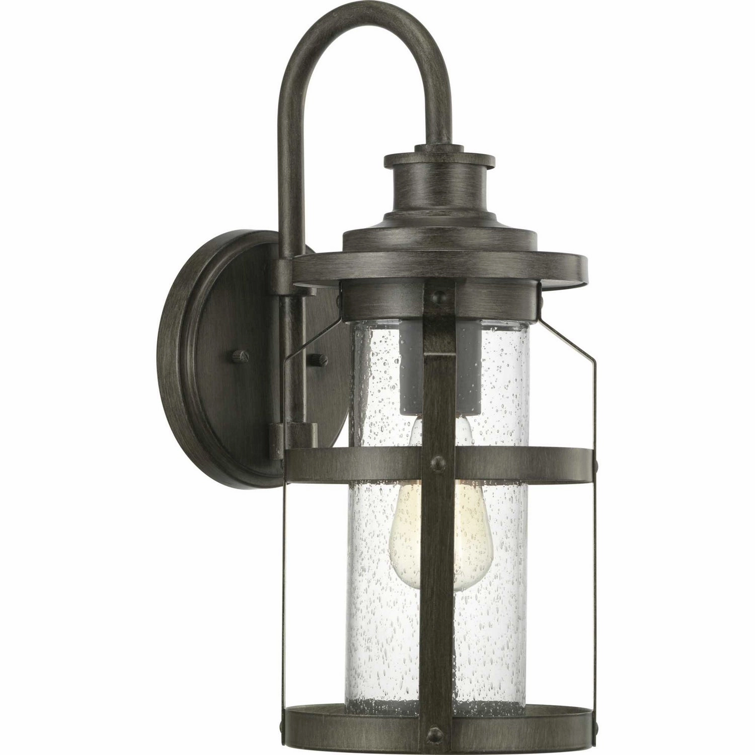 Haslett One Light Wall Lantern Antique Pewter