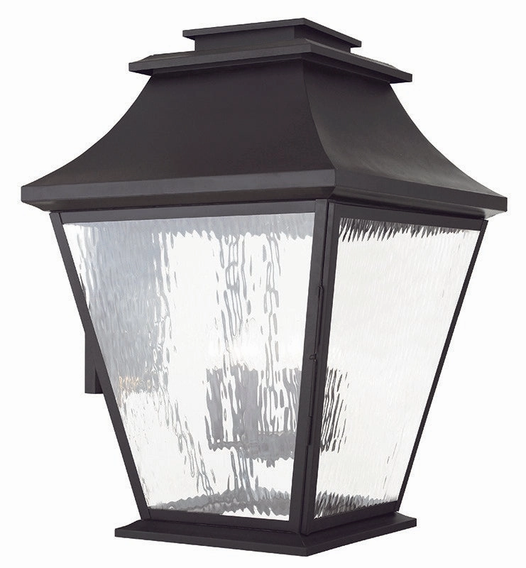 Hathaway Six Light Outdoor Wall Lantern BronzeOutdoor wall sconces with motion sensor