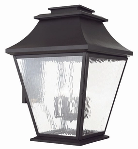 Hathaway Six Light Outdoor Wall Lantern BronzeOutdoor wall sconces with motion sensor