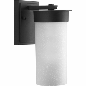 Hawthorne One Light Wall Lantern BlackOutdoor wall sconces with motion sensor