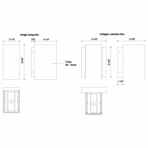 Helsinki 3" Exterior Wall Sconce