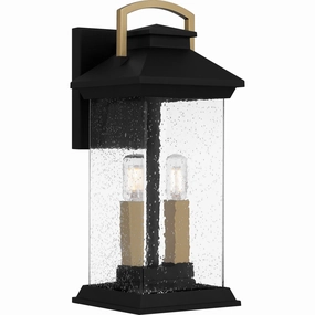 Henderson Two Light Outdoor Wall Mount Earth BlackOutdoor wall sconces with motion sensor