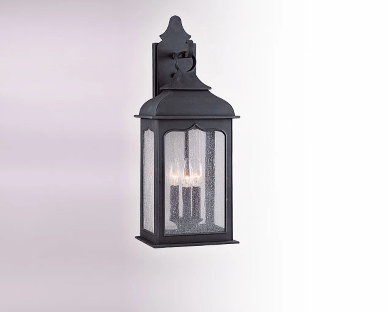 Henry Street Three Light Wall Lantern Textured BronzeOutdoor wall sconces with motion sensor