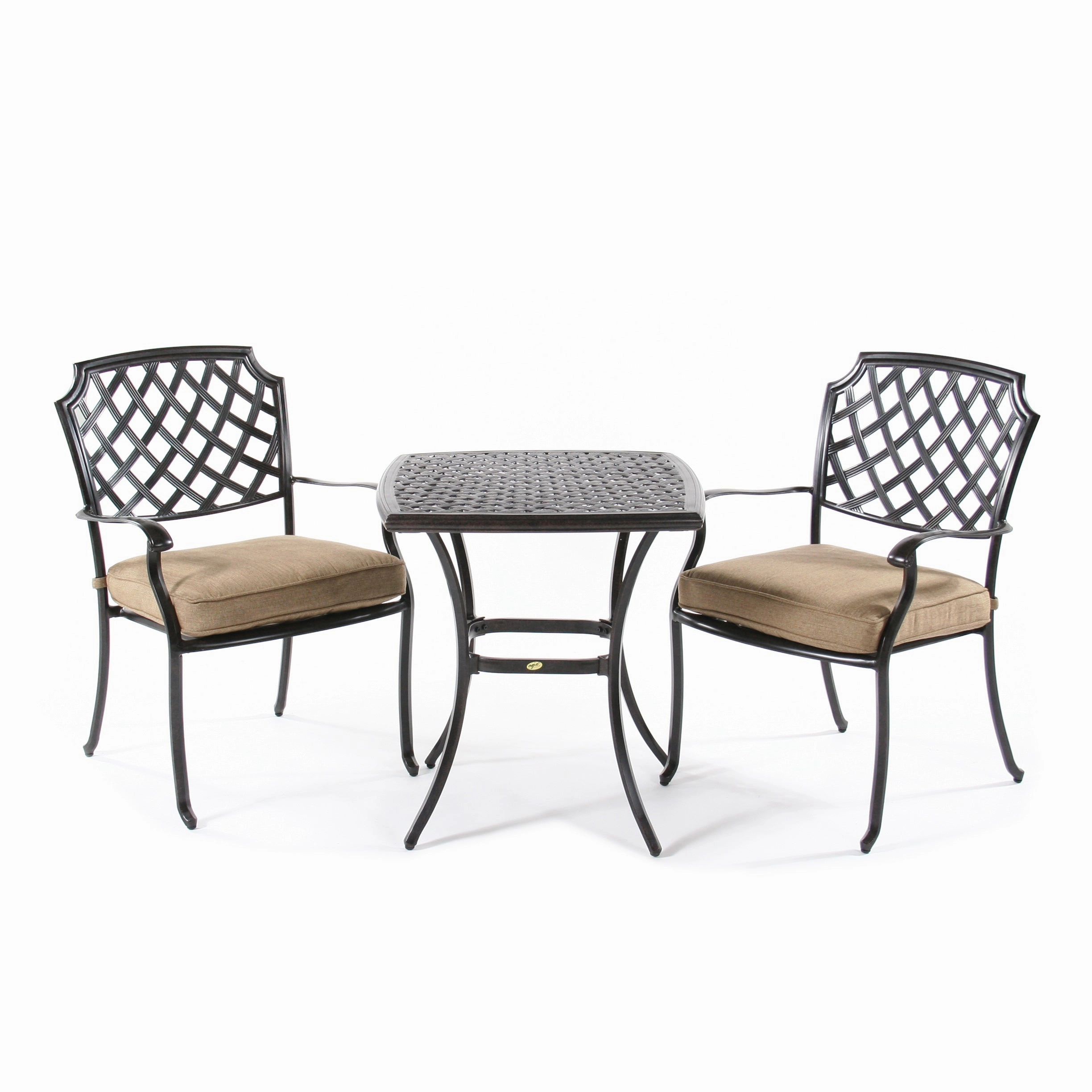 Heritage 3 Piece Cafe Bistro Setrust-proof wrought iron garden set