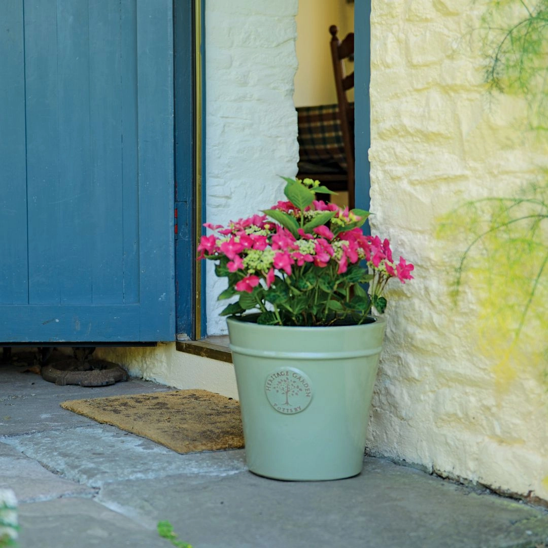 Heritage Pot Green hanging garden planters for small spaces