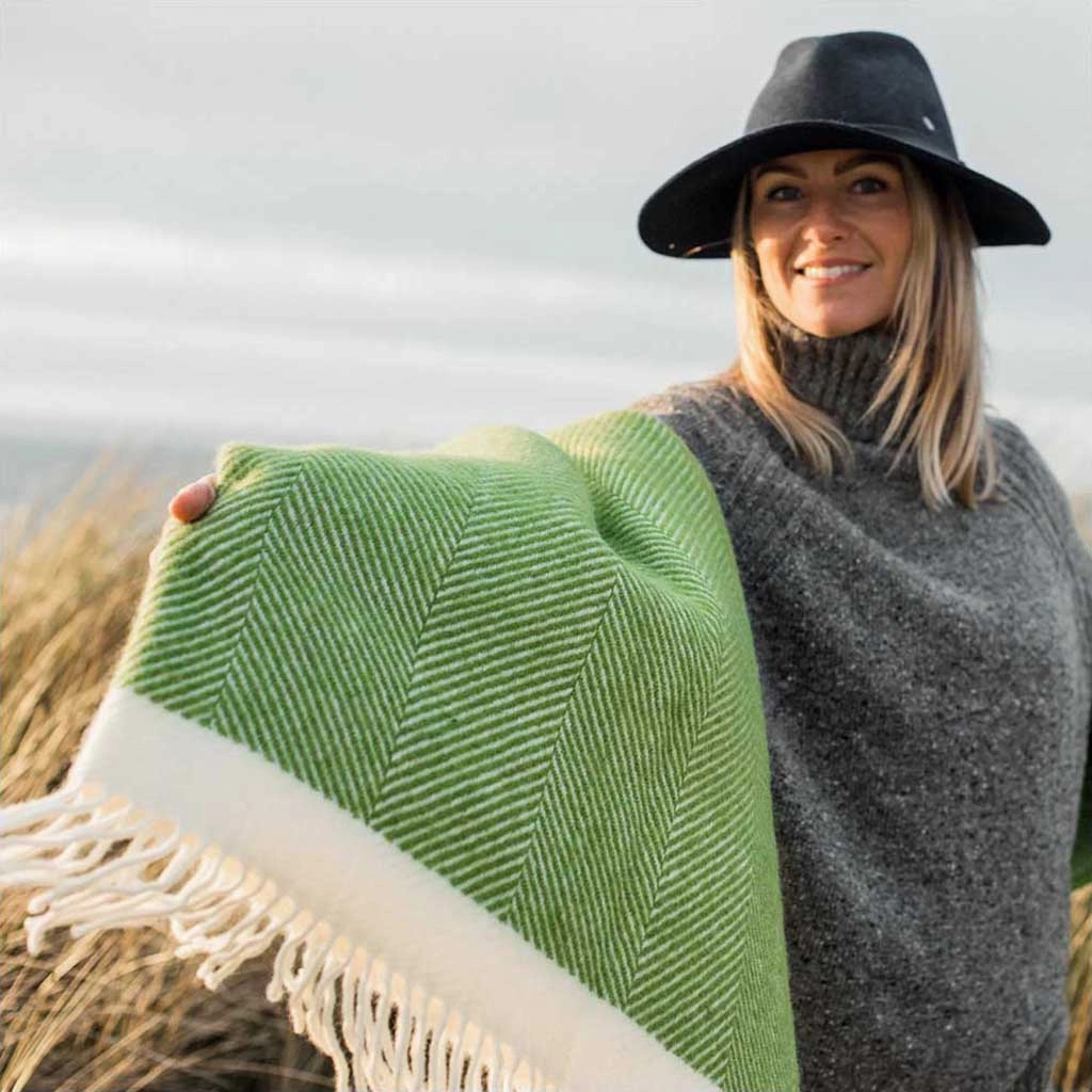 Herringbone Wool Blanket