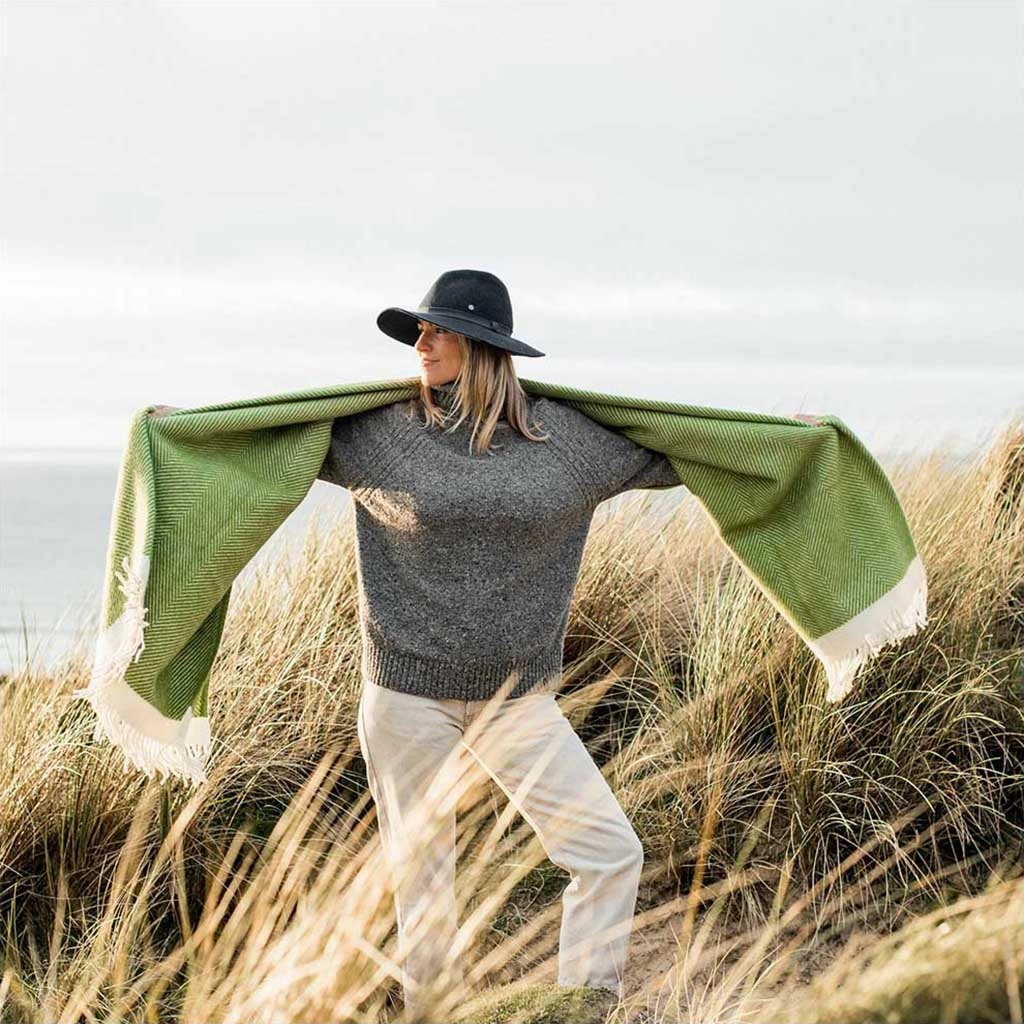 Herringbone Wool Blanket