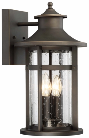 Highland Ridge Four Light Outdoor Wall Lamp Oil Rubbed Bronze W/ Gold HighOutdoor wall sconces with motion sensor