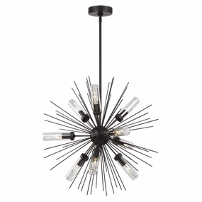 Hilo 9-Light Outdoor ChandelierWeatherproof outdoor lighting