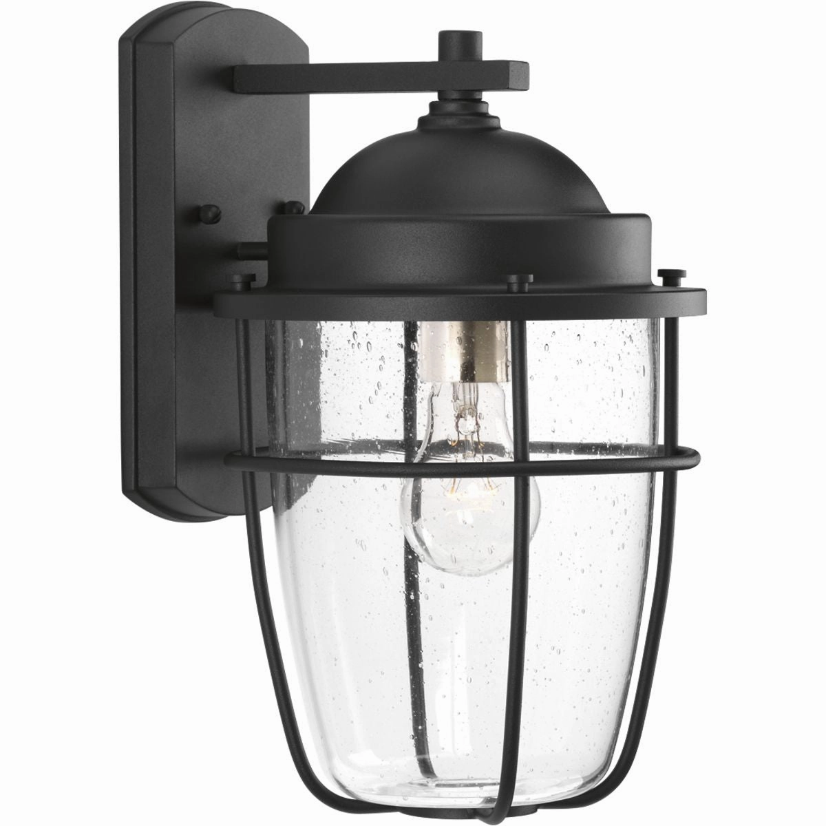 Holcombe One Light Wall Lantern Black