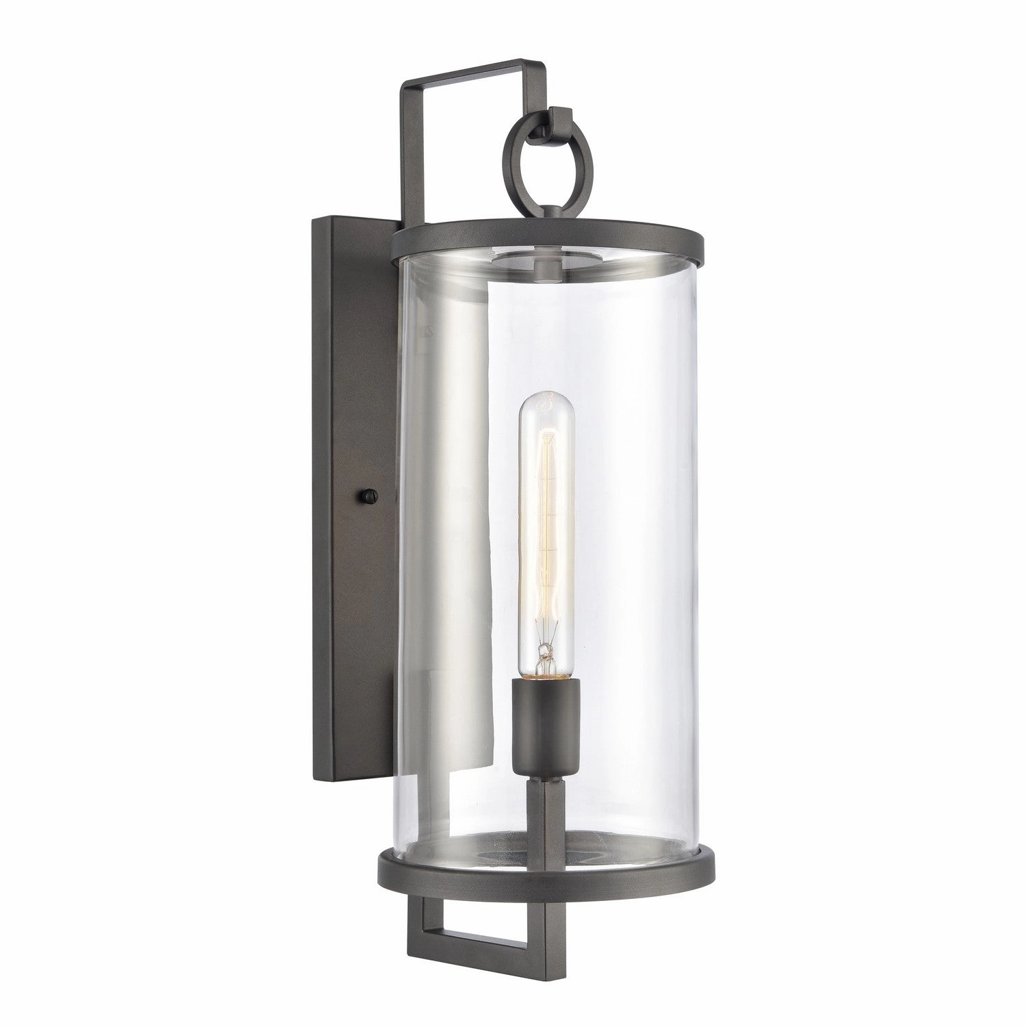 Hopkins One Light Outdoor Wall Sconce Charcoal BlackOutdoor wall sconces with motion sensor