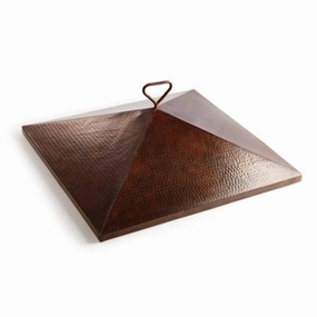 HPC 26 X 26 Copper Square Sierra Fire Pit Cover FPHC-36SIERRA-SQFireproof mat for under fire pit