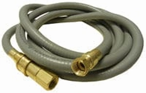 HPC Fire 144x3/8 inch Quick Disconnect Hose Assembly 580Fireproof mat for under fire pit