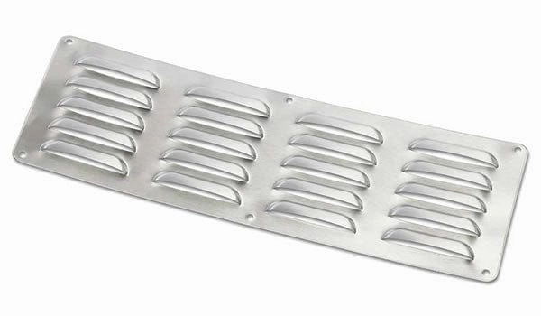 HPC Fire 14x4.5 inch Louvered Stainless Steel Enclosure Vents EV-14X4.5SSFireproof mat for under fire pit