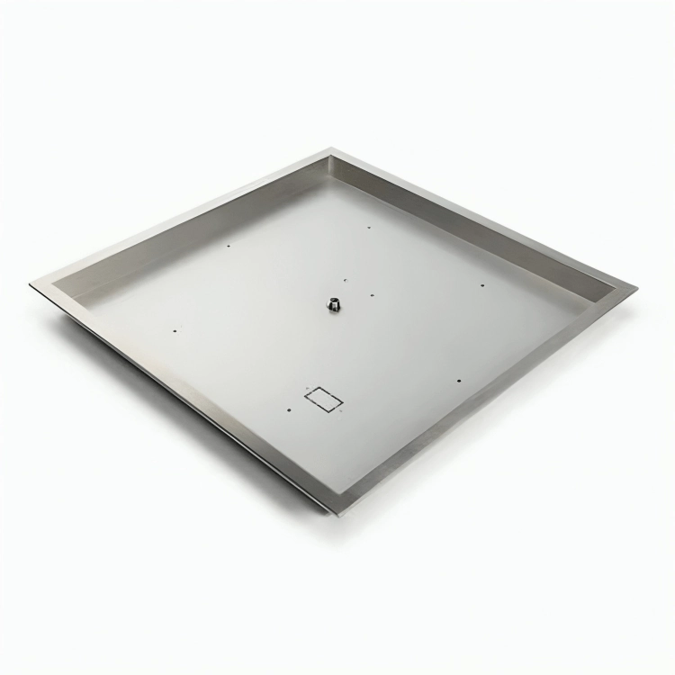 HPC Fire 18 inch Square Bowl Fire Pit Burner Pan 570-18SQFireproof mat for under fire pit