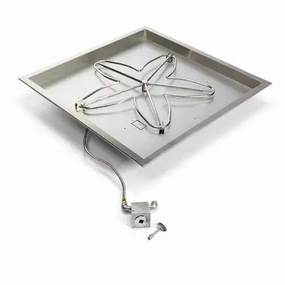 HPC Fire 18" Square Bowl Fire Pit Insert MLFPK18SQBL-FLEXportable outdoor fire pit with lid
