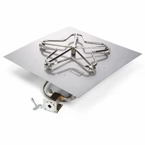 HPC Fire 18" Square Flat Pan Fire Pit Insert MLFPK18SQ-FLEXportable outdoor fire pit with lid