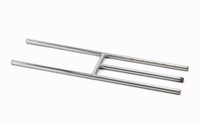HPC Fire 18" x 6" H-Burner Kit Fire Pit (10 pcs) HBS18Fireproof mat for under fire pit