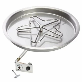 HPC Fire 19" Round Bowl Fire Pit Insert PENTA19FPK-NGportable outdoor fire pit with lid