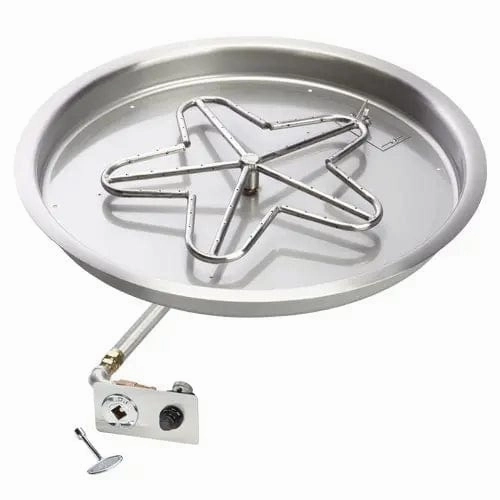 HPC Fire 19" Round Bowl Fire Pit Insert PENTA19FPK-NGportable outdoor fire pit with lid