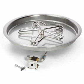 HPC Fire 19" Round Bowl Match Lit Fire Pit Insertportable outdoor fire pit with lid