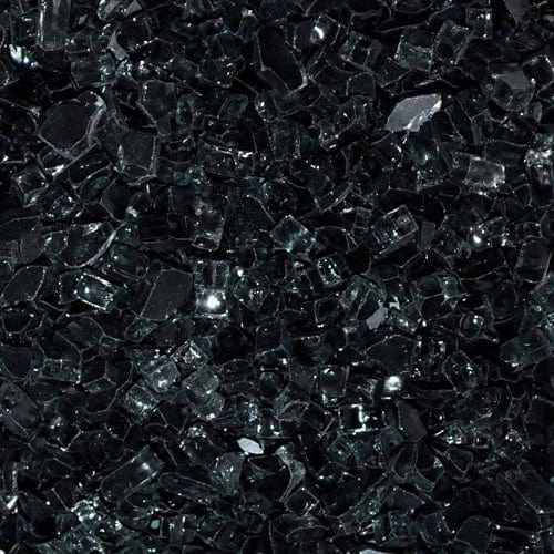 HPC Fire 1/4 inch Black Fire Pit Glass FPGLBLACKFireproof mat for under fire pit