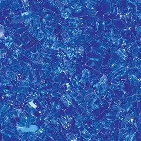 HPC Fire 1/4 inch Cobalt blue Fire Pit Glass FPGLCOBALTBLUEFireproof mat for under fire pit