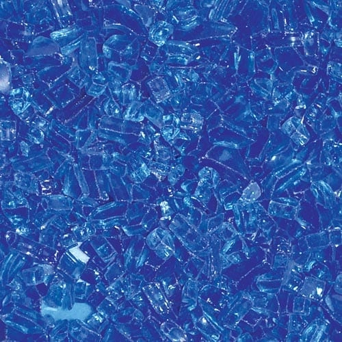 HPC Fire 1/4 inch Cobalt blue Fire Pit Glass FPGLCOBALTBLUEFireproof mat for under fire pit