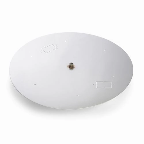 HPC Fire 23.75 inch Round Fire Pit Burner Pan 571-24Fireproof mat for under fire pit