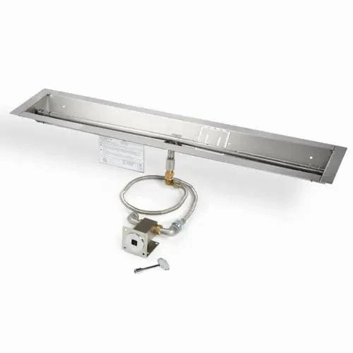 HPC Fire 24" Linear Trough Fire Pit insert MLFPK24 TRGH-FLEXportable outdoor fire pit with lid