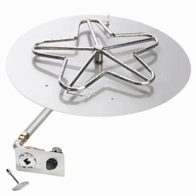 HPC Fire 24" Round Flat Pan Fire Pit Insert PENTA24FPK-NG HPC Fire 24" Round Flat Pan Fire Pit Insert PENTA24FPK-NGportable outdoor fire pit with lid