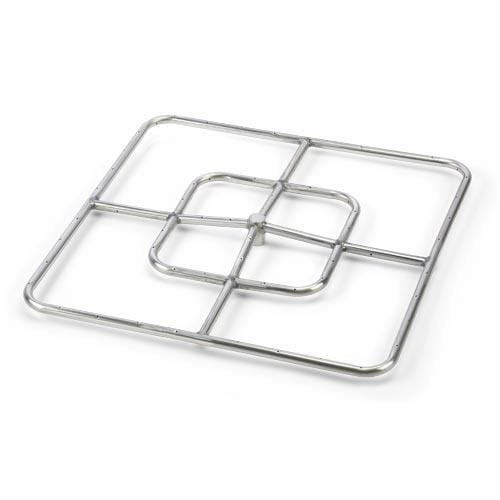 HPC Fire 24" Square Burner Fire Fit Kit FPSSQ24portable outdoor fire pit with lid
