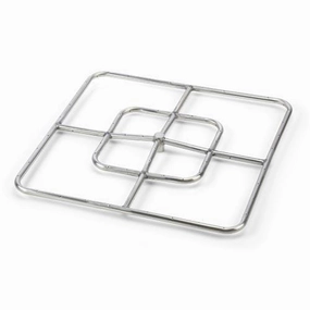 HPC Fire 24" Square Burner Fire Fit Kit FPSSQ24portable outdoor fire pit with lid