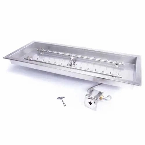 HPC Fire 24X12" Rectangle Bowl H-Burner FP Insert MLFPK24X12-H-FLEX