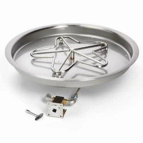HPC Fire 25" Round Bowl Match Lit Fire Pit Insertportable outdoor fire pit with lid