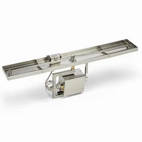 HPC Fire 25" x 8" Linear Interlink Pan Electronic Ignition Fire Pit Insertportable outdoor fire pit with lid