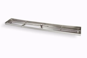 HPC Fire 25X 8 Drop-In Fire Pit Burner Pan w/ Linear Interlinkportable outdoor fire pit with lid