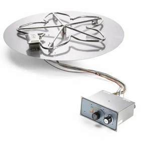 HPC Fire 30" Round Flat Pan Fire Pit Insert PENTA30FPPK-FLEXportable outdoor fire pit with lid