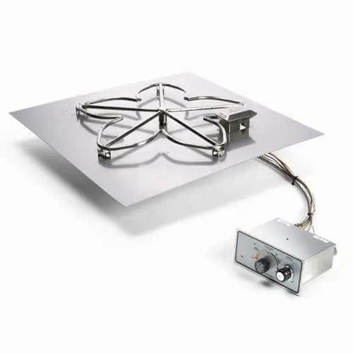 HPC Fire 30" Square Flat Fire Pit Insert FPPK30-SQ-FLEXportable outdoor fire pit with lid