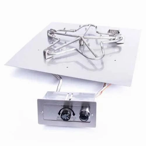 HPC Fire 30" Square Flat Fire Pit Insert FPPK30-SQ-FLEX