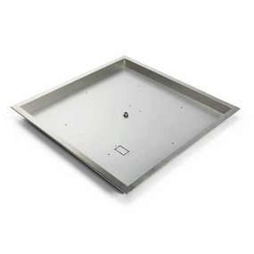 HPC Fire 36" High Capacity Square Bowl Pan 570-36HCSQFireproof mat for under fire pit