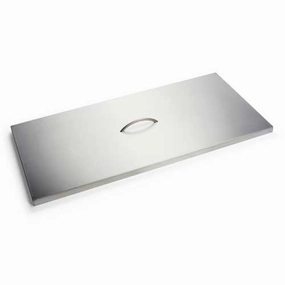 HPC Fire 40x18 inch Rectangle Stainless Steel Fire Pit Cover HPHC-36X14SSFireproof mat for under fire pit