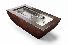 HPC Fire 47" Copper Bowl Phoenix S-Fire Electronic Ignitionportable outdoor fire pit with lid