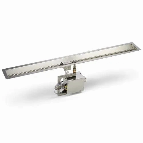 HPC Fire 48" Linear Trough Electronic Ignition Fire Pit Insertportable outdoor fire pit with lid