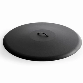HPC Fire 48" Round Aluminum Fire Pit Cover Black FPHC-48BLFireproof mat for under fire pit