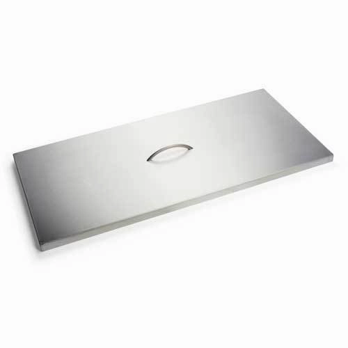 HPC Fire 58 X 20" Rectangle Fire Pit Cover HPHC-54X16SSFireproof mat for under fire pit
